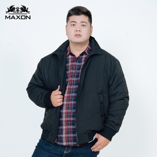 【MAXON大尺碼】黑色輕質保暖鋪棉彈性立領外套2L~5L 89318-88 加大尺碼 免運