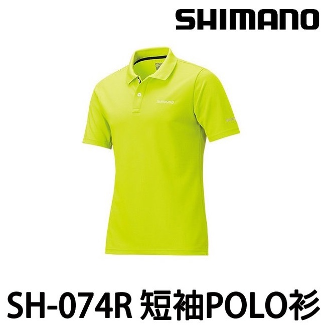 源豐釣具 SHIMANO SH-074R POLO衫 短袖釣魚衣