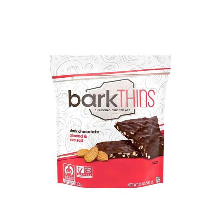 【Costco好市多代購】BarkTHINS 海鹽杏仁黑巧克力脆片567g