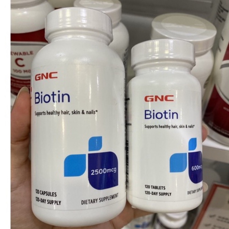 【Star代購】GNC 生物素 維生素 Biotin 生物素600食品錠 5000mcg 120顆