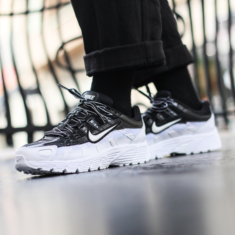 nike p 6000 black white