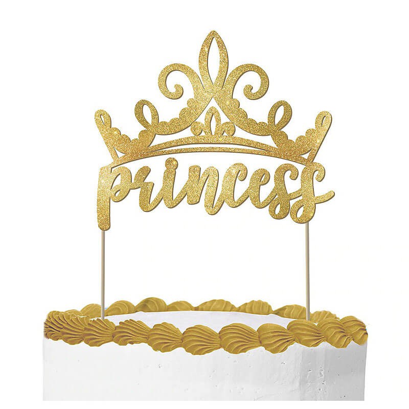 派對城 現貨 【蛋糕裝飾  - 公主】 歐美派對 蛋糕裝飾 蛋糕叉 下午茶迪士尼公主主題 派對佈置 拍攝道具