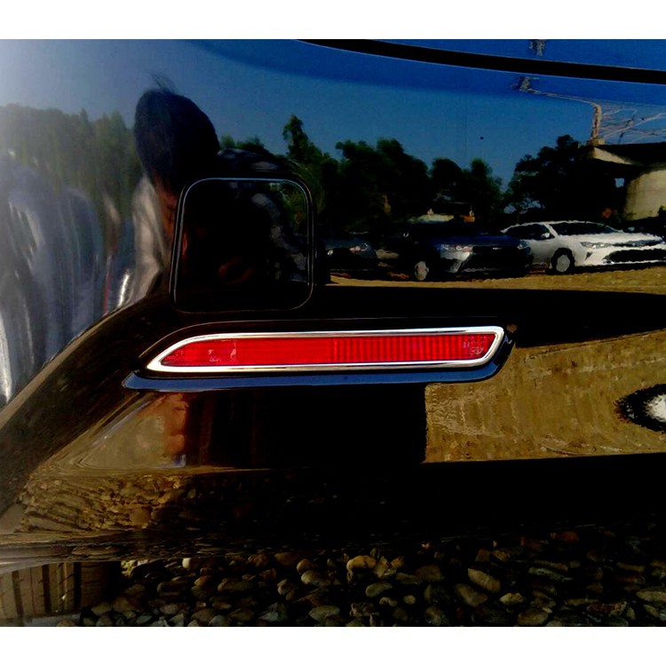 圓夢工廠 Toyota Alphard 2015~2018 30系 改裝 鍍鉻 鍍銀 後保桿 反光片框 後霧燈框 飾貼