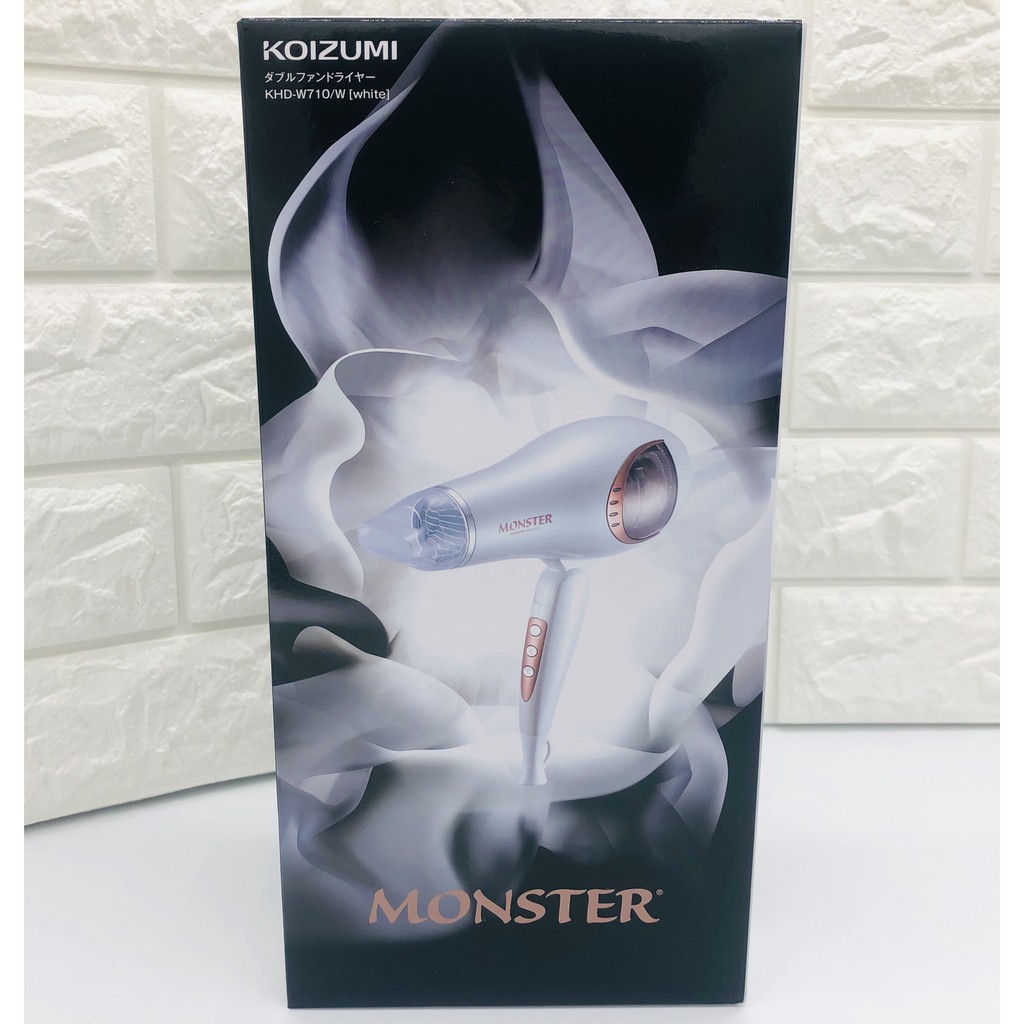 🐹三叔的店 【現貨】✈️ 日本 小泉 KOIZUMI MONSTER 負離子 吹風機 KHD-W710/W 白色