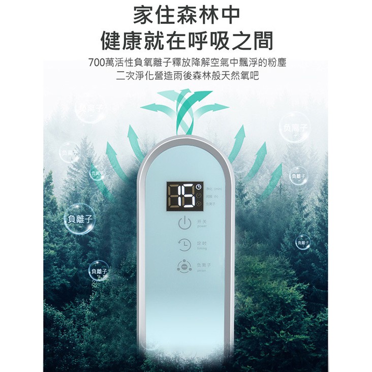 快速出貨 可固定牆上家用空氣淨化器臭氧 負離子空氣清淨機 Usb電源 除甲醛 寵物 廁所 廚房 蝦皮購物