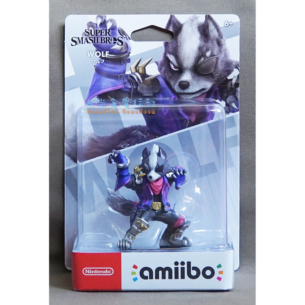 【月光魚 電玩部】amiibo WOLF 沃爾夫 奧唐奈爾 任天堂明星大亂鬥 星戰火狐 星際火狐 人偶玩具 3DS NS