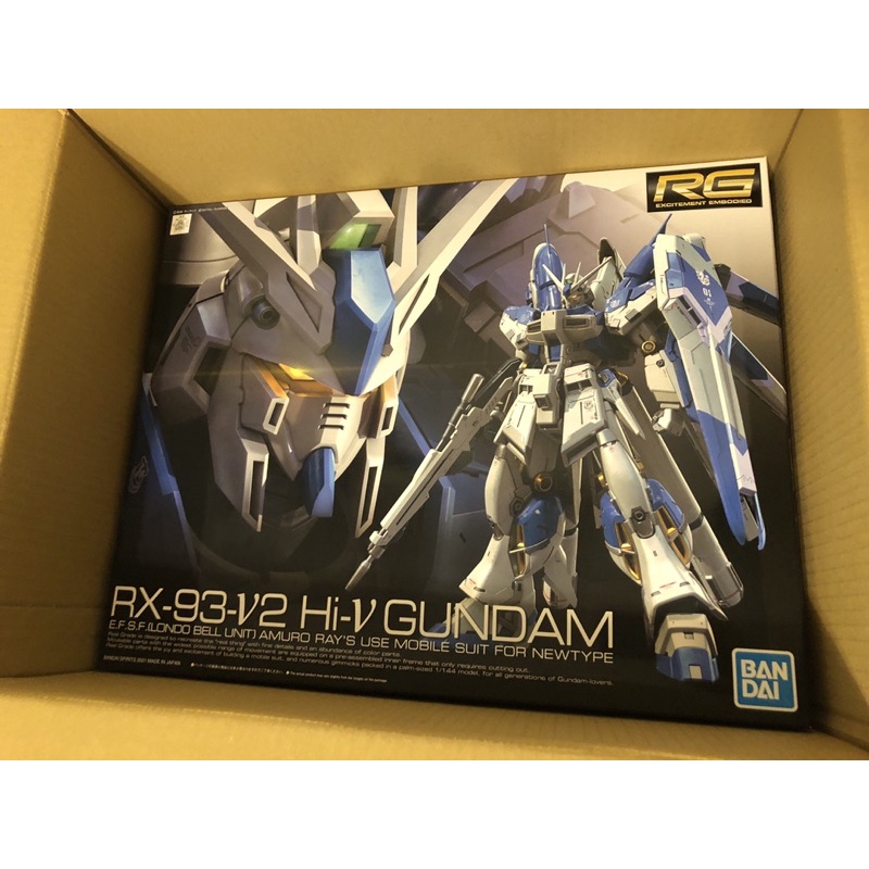 萬代 BANDAI RX-93 hi-Nu RG 全新未拆現貨