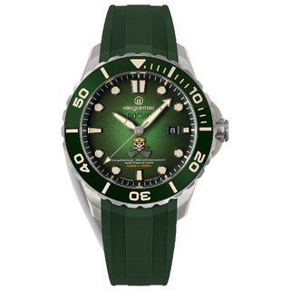 elegantsis 傑本尼氏 ELJX65AS-ROCMC-ARP 海軍陸戰隊特種限量腕錶/綠面 44mm