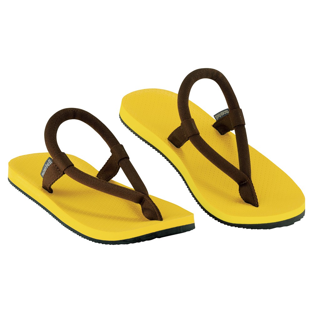 Mont Bell Slip On Sandals夾腳拖鞋黃 棕no 蝦皮購物