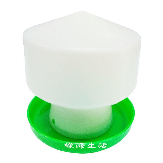 【綠海生活】( 小 ) 飲水器 飲水槽 水球 吊水球 喝水器 雞槽 飼料槽 飼料桶