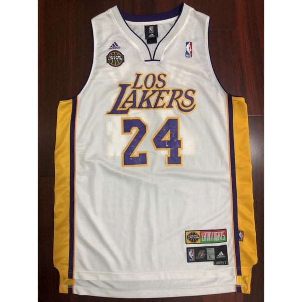 NBA Lakers洛杉磯湖人隊 Kobe Bryant #24白球衣 拉丁之夜Noche Latina 絕版球衣