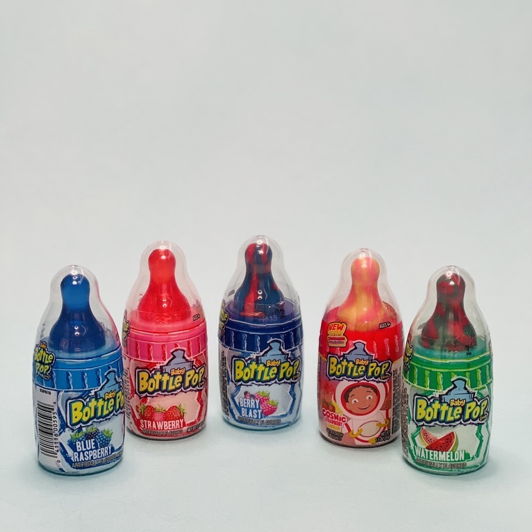 ★零食王 SnacKing 👑★ 🍬 美國 Baby Bottle Pop 奶瓶糖 顏色可自選 24g/0.84oz 🍬