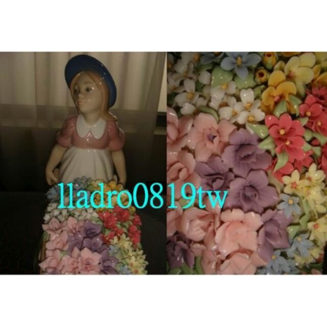 (全新品) LLADRO 愛的花朵(1998年發行)西班牙雅緻瓷偶(附原廠盒)/另麥森哥本哈根
