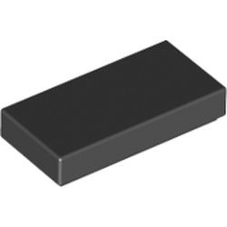 相容樂高 LEGO 科技零件 3069 1x2 平滑磚 黑色