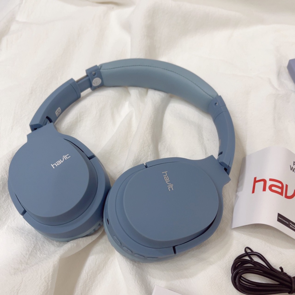 【Havit 海威特】i62 立體聲藍牙無線耳罩式耳機(可90度折疊收納) 全新 無外盒