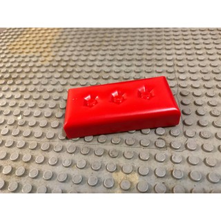 《《小不點私藏舖》》LEGO 樂高積木 duplo 得寶 2x4 紅色 沙發 皮面 磚片 全新 一個 如圖！