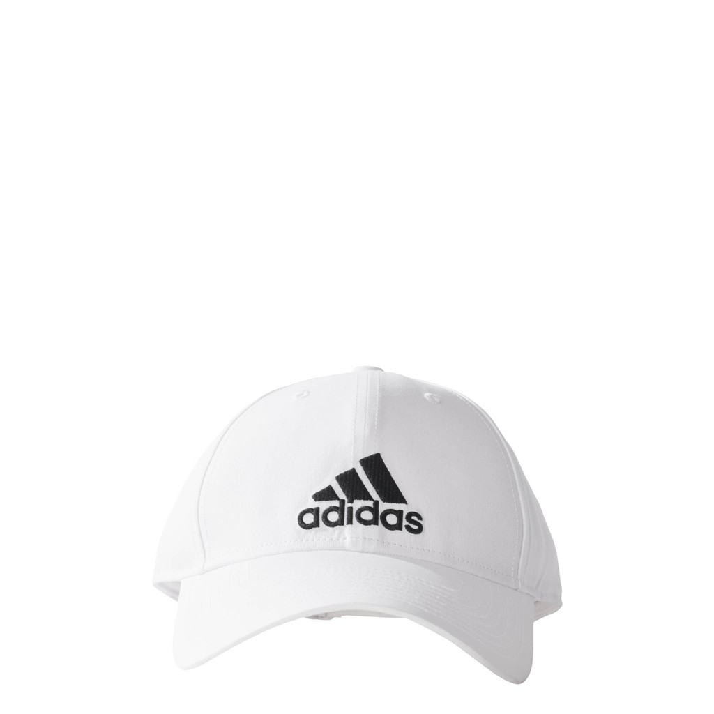 【Geometry】ADIDAS 6PCAP LTWGT EMB 白底黑字 logo 老帽 S98150