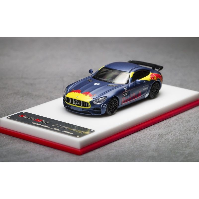 Scalemini 1 64 賓士mercedes Amg Gt S 紅牛樹脂車限量499台附硬pvc保護盒 蝦皮購物