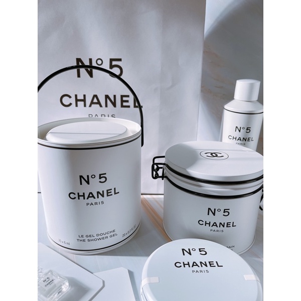 油漆桶 現貨Chanel 香奈兒5號工廠 收納盒香氛沐浴球 茶葉罐 油漆桶 五號工廠 身體油 鞋盒 洗滌瓶 母親節