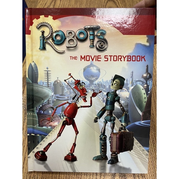 【亂亂斷捨離】二手圖畫書/二手童書/ 電影插畫書/ 機器人歷險記 Robots The Movie Storybook