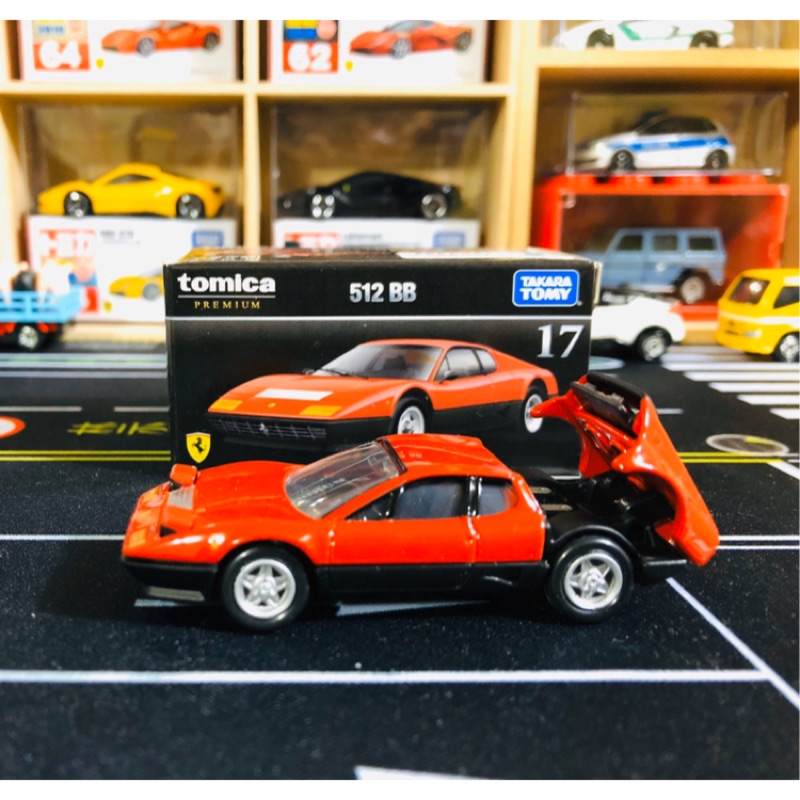 《Tomica 多美》黑盒17號 法拉利 512 BB 小朋友玩具車