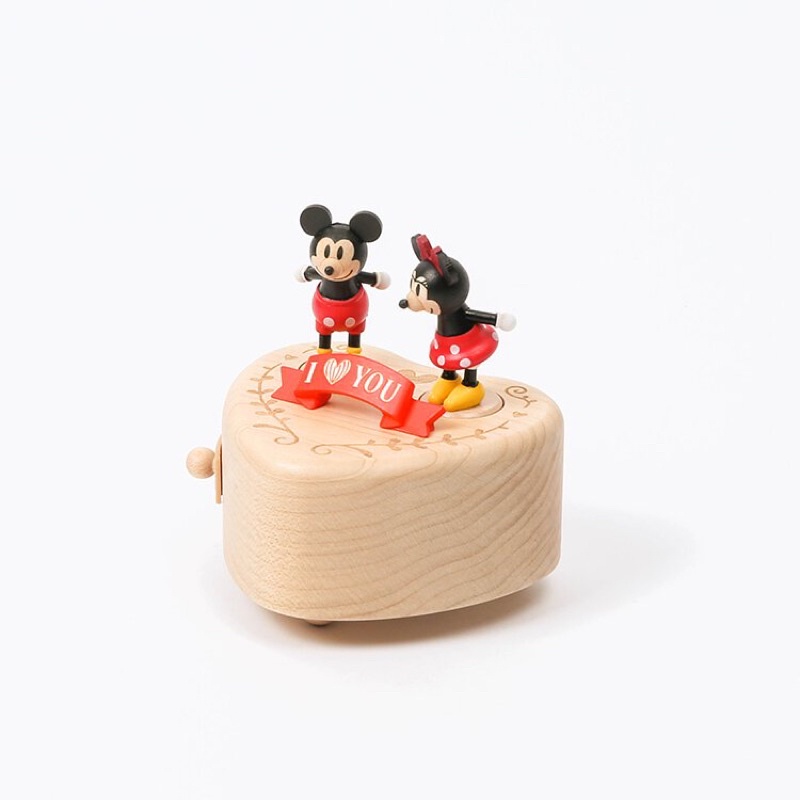 【米老鼠、米奇、米妮】米奇愛米妮．迷你愛心、情人、求婚、音樂盒．音樂鈴 迪士尼Disney
