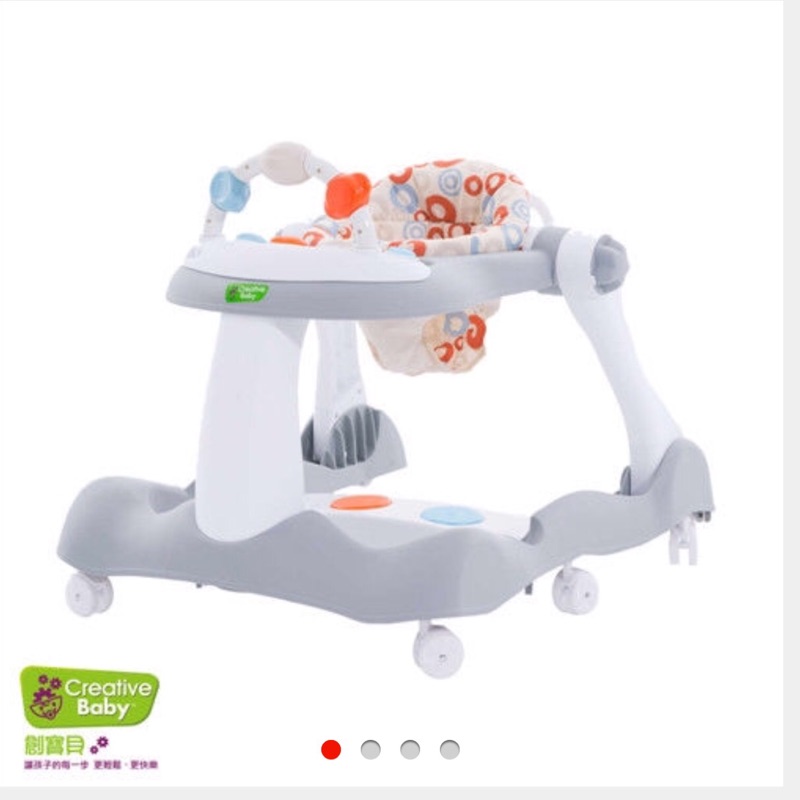 Creative baby 經典版多功能音樂折疊式三合一學步車/助步車(Bouncy step)
