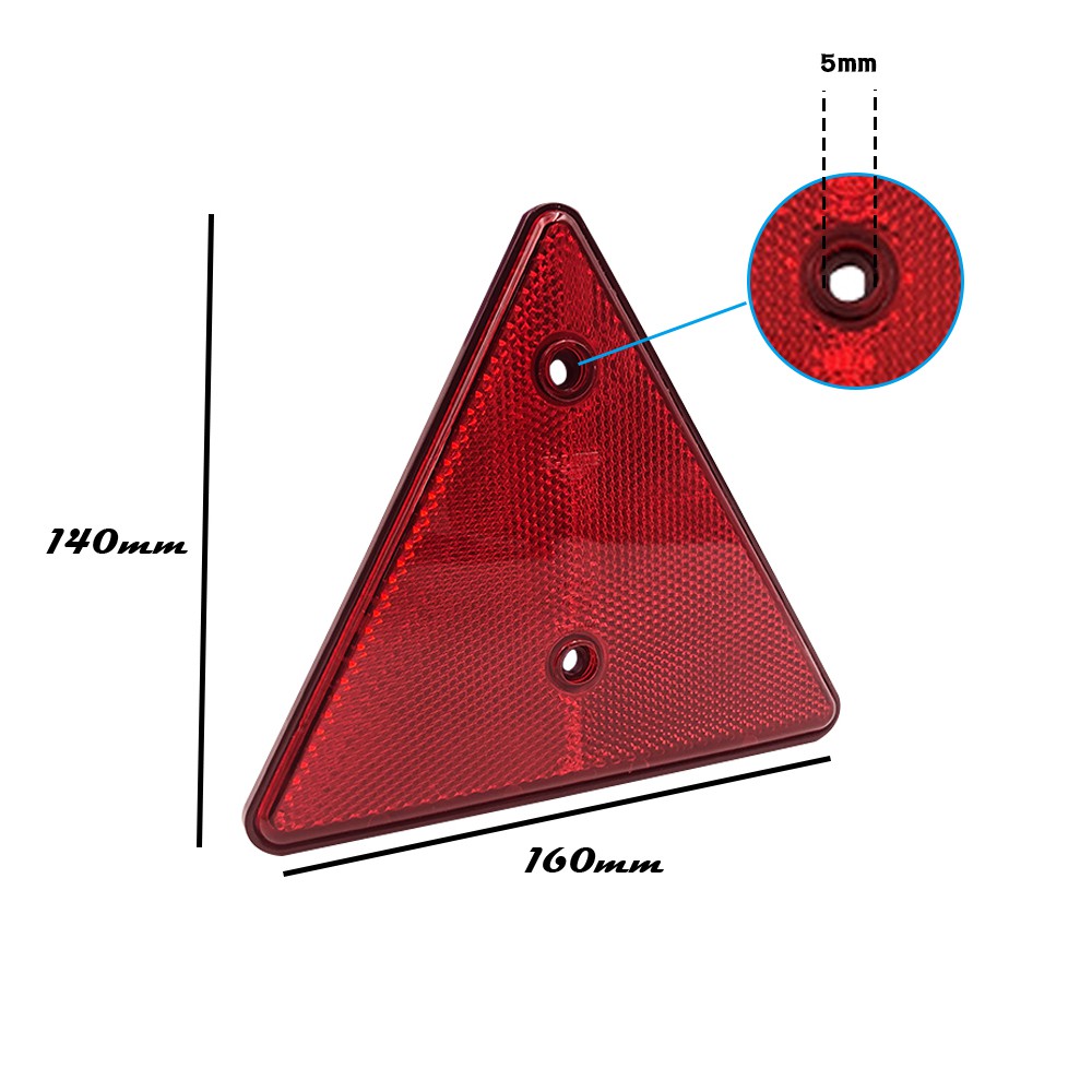 Bar 貨車卡車聯結車塑膠反光板三角反射標誌車用夜間安全反光裝置紅警示反光片工廠工地反光標誌板 蝦皮購物