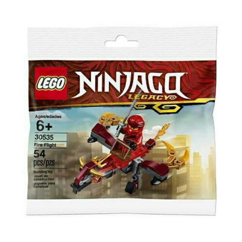 LEGO 樂高 30535 旋風忍者 凱與飛天火龍 Ninjago Kai Fire Dragon 全新