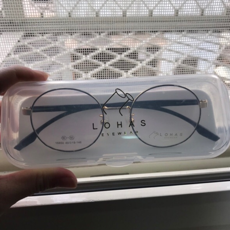全新未使用 LOHAS 樂活眼鏡 圓框眼鏡