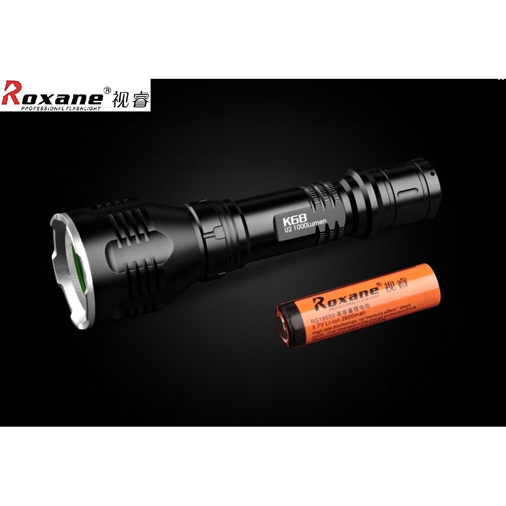 找東西 Roxane攻撃頭cree Xm L戰術手電筒t6手電筒k68 自動斷電ipx6防水手電筒 Led手電強光手電筒 蝦皮購物