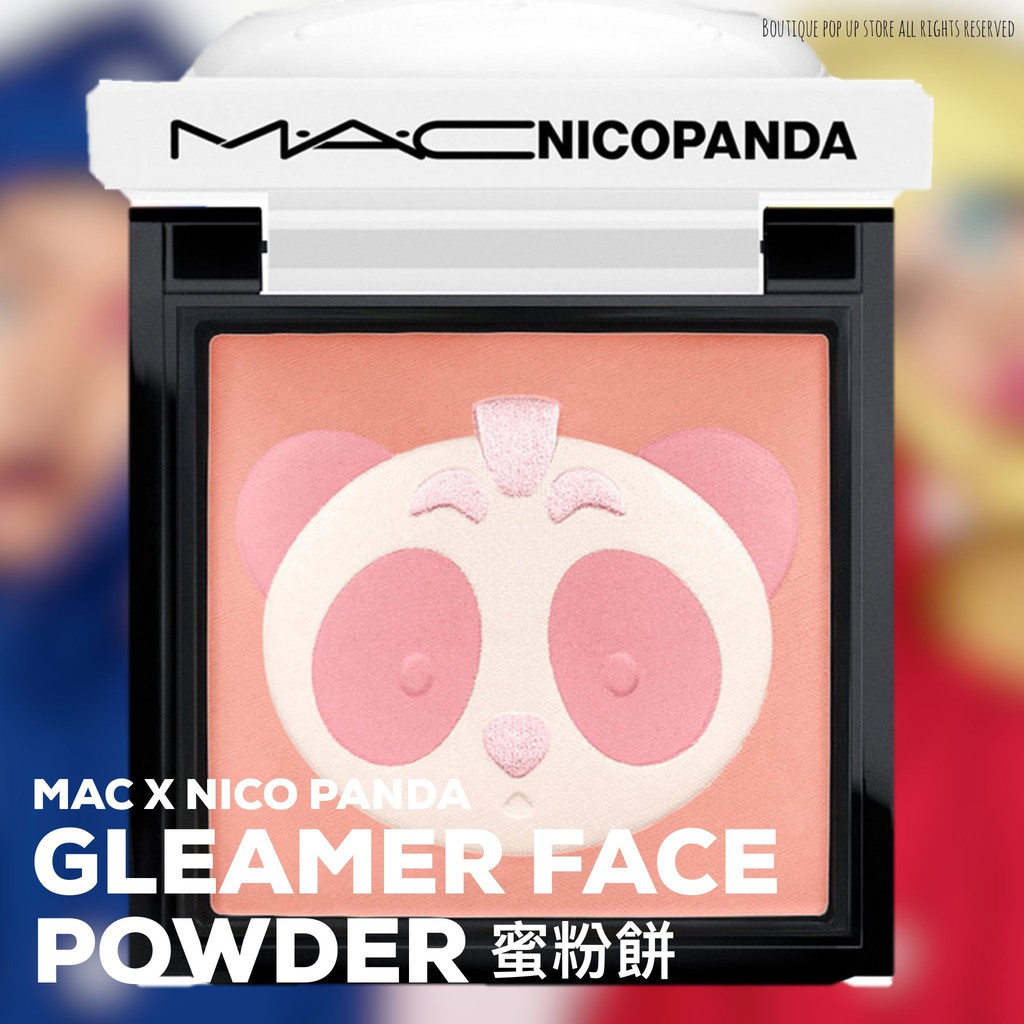 【現貨✨特價】MAC x NICOPANDA 限量聯名彩妝 熊貓彩妝 眼頰盤 晶亮魔唇 蜜粉餅 Powder