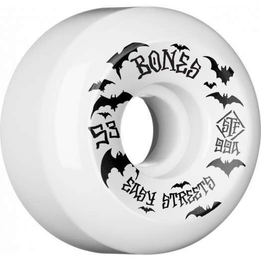 Bones Bats 53mm 99a (Sidecut) 輪子/滑板《Jimi Skate Shop》