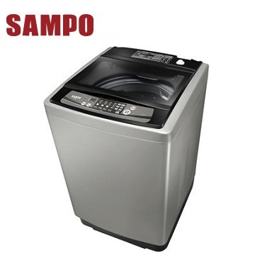 刷卡免運含基本安裝【SAMPO聲寶】ES-H13F(K1)單槽13公斤洗衣機 緩降式上蓋 金級省水 不鏽鋼抗菌內槽