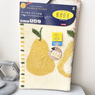 [現貨🇯🇵🔜] 日本製 乾度良好 吸水速乾 水梨 水果 吸水 腳踏墊 浴室 吸水地墊 乾燥 抗菌 除臭 日本進口