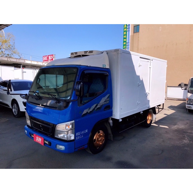 10年三菱堅達冷凍貨車fuso 4期canter 11呎半 25度冷凍車三噸半二手中古貨車 蝦皮購物