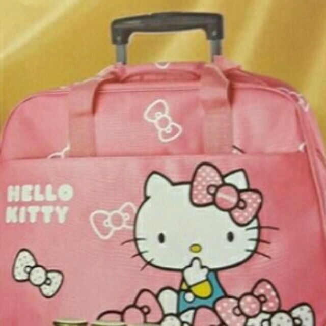 Hello Kitty 拉桿旅行袋（可攜帶至機上）