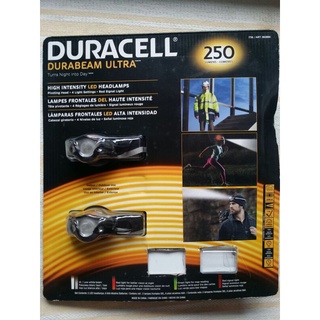 Duracell 250流明LED頭燈二入