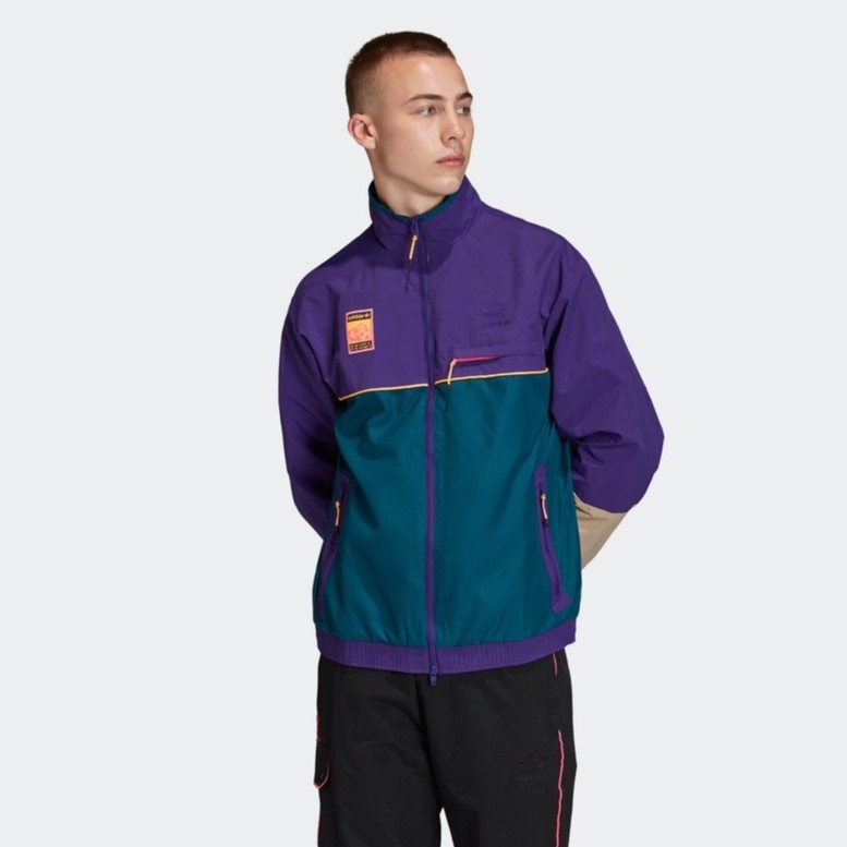 Adidas Originals 山景愛迪達外套登山系列風衣紫FR0593男女情侶款| 蝦皮購物