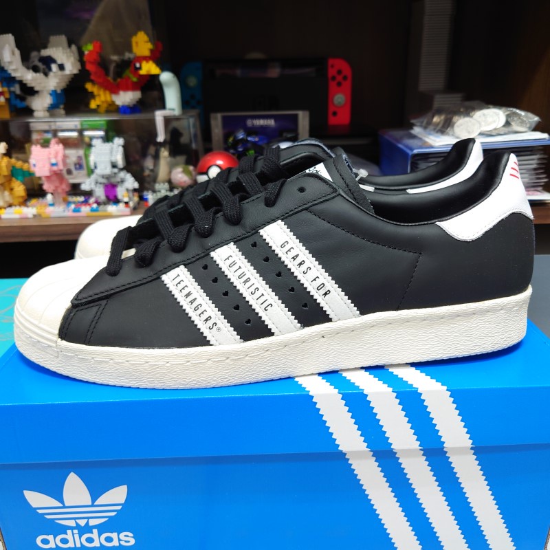 【小八】adidas x Human Made Superstar 80s Black 黑白 FY0729