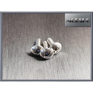 【瘋螺絲】MORSHO 304白鐵★M4*12P鐵板牙螺絲★內六角.不銹鋼.光陽車殼.三陽車殼.螺絲