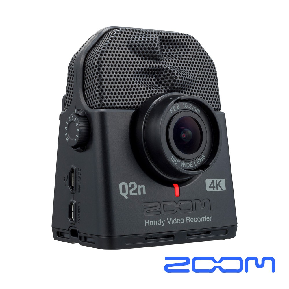 ZOOM Q2n-4K 手持攝錄機 ( 支援4K錄影 )｜超廣角直播攝影機｜MusicShop
