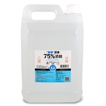 【現貨】派頓 乙類成藥 75%酒精 4000ml 酒精 75%酒精 75% 潔用酒精 乾洗手 醫療酒精 藥用酒精