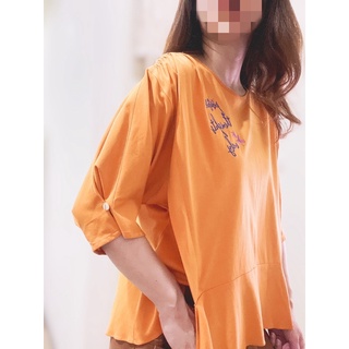 #春夏新品#_臺灣高階女裝設計師品牌HERAYA樣衣_舒適造型棉T(僅此一件）