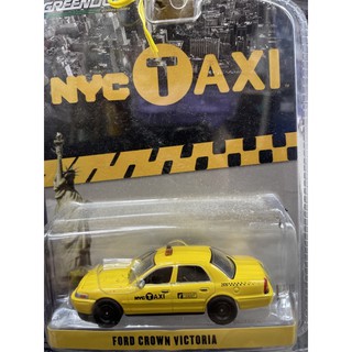 《模王》 1/64 美國綠光 模型合金車 福特 皇冠計程車