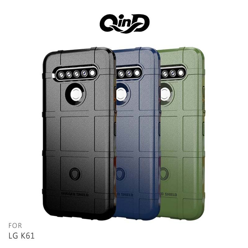 【妮可3C】QinD LG K61 戰術護盾保護套 鏡頭加高 保護套 手機殼