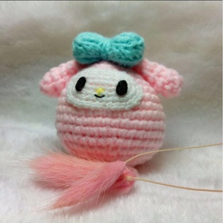 [客製]🍀ÇÖPY MËŌW🐱🐈💝 ^~^* 【達摩美樂蒂】手工編織毛線娃娃