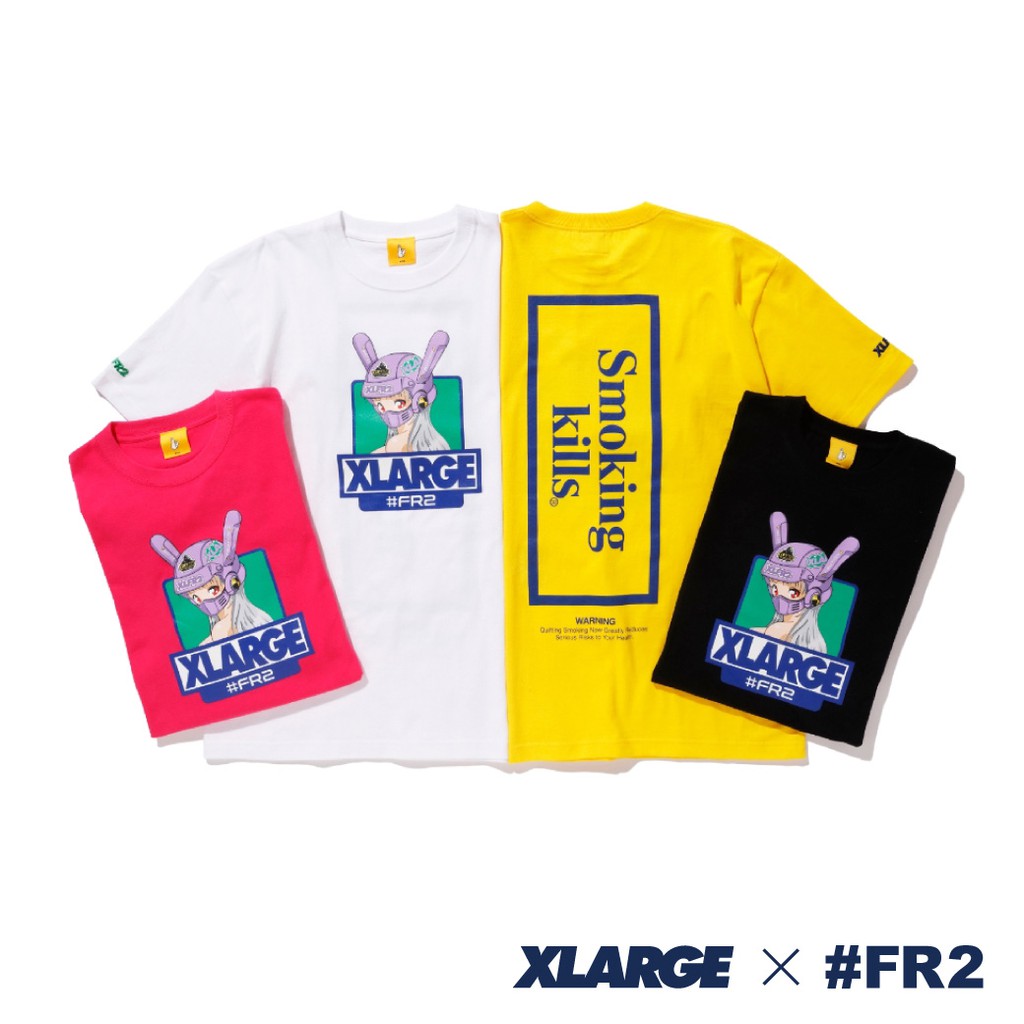 XLARGE x #FR2 S/S TEE 聯名短袖T恤 101211011052(限定商品)