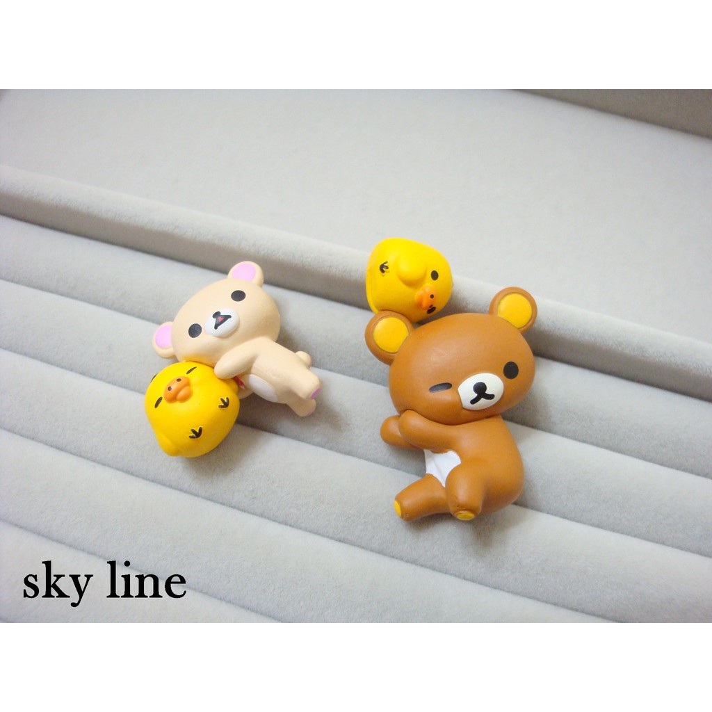 sky line/日本 San-x Rilakkuma 懶懶熊 拉拉熊 盒玩公仔 杯緣子 懶熊小白熊小雞