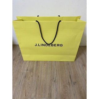 J. LINDEBERG 名牌精品 大型 厚 紙袋 購物袋